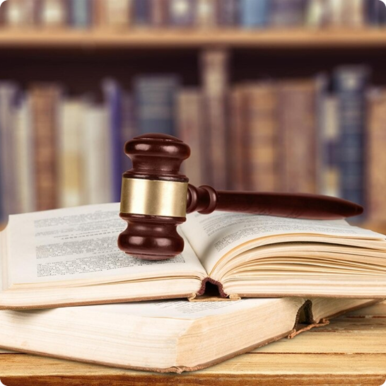 Rechtliche Unterstützung mit Büchern
